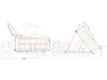 Tombereau / Camion minier / Camion souterrain, FK8-08T