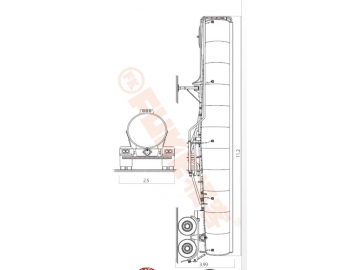 Semi-remorque citerne, FK35-1305G