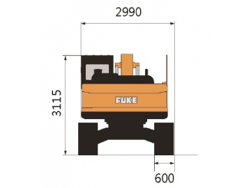Pelle sur chenilles / Pelle hydraulique sur chenilles / Pelleteuse sur chenilles, FK230-9