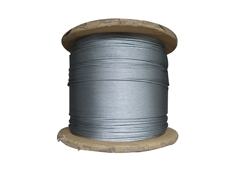 Câble acier galvanisé 8X7, câble acier compacté