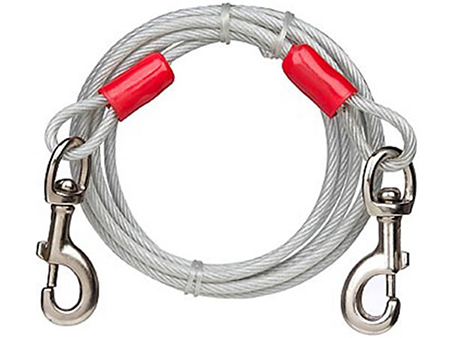 Câble d'attache pour chien, jusqu'à 150lb