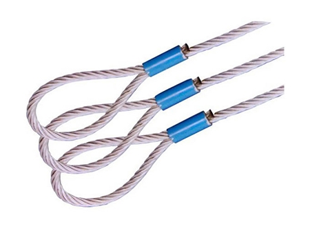 Élingue câble boucles manchonnées