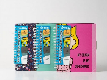 Carnets à spirales / Bloc-notes à spirales / Bloc-notes à reliure