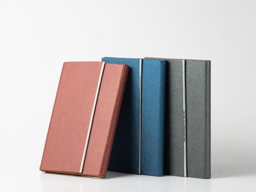 Carnet en cuir triple rabat - Fermeture magnétique / Carnets en cuir à trois volets