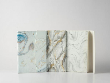 Carnet en cuir triple rabat - Fermeture magnétique / Carnets en cuir à trois volets