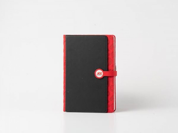 Carnet en cuir PU avec boucle magnétique / Bloc-notes à boucle magnétique