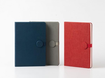 Carnet en cuir PU avec boucle magnétique / Bloc-notes à boucle magnétique