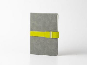 Carnet en cuir PU avec boucle magnétique / Bloc-notes à boucle magnétique