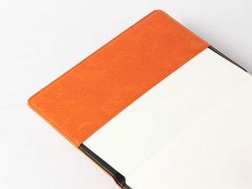 Carnet en cuir PU avec boucle magnétique / Bloc-notes à boucle magnétique