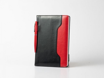 Carnet en cuir patchwork / Carnet patchwork / Bloc-notes en cuir