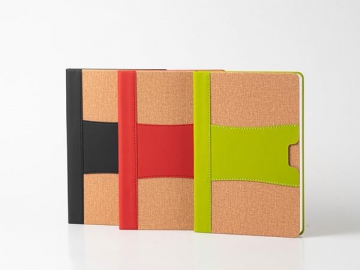 Carnet en cuir patchwork / Carnet patchwork / Bloc-notes en cuir