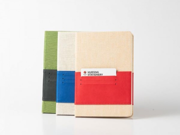 Carnet en cuir patchwork / Carnet patchwork / Bloc-notes en cuir