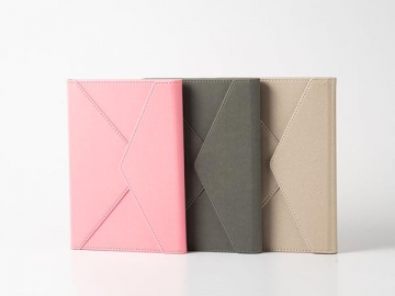 Carnet en cuir triple rabat - Fermeture magnétique / Carnets en cuir à trois volets