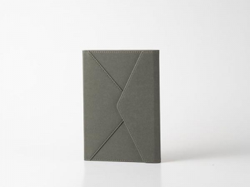 Carnet en cuir triple rabat - Fermeture magnétique / Carnets en cuir à trois volets