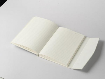 Carnet en cuir triple rabat - Fermeture magnétique / Carnets en cuir à trois volets