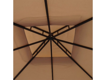 Gazebo à toit souple 10' x 10', avec double toiture