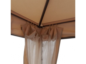 Gazebo à toit souple 10' x 10', avec double toiture