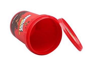 Seau en plastique IML avec couvercle 600ml, CX039D