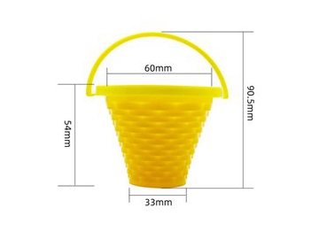 Seau en plastique IML avec anse 80ml, CX032