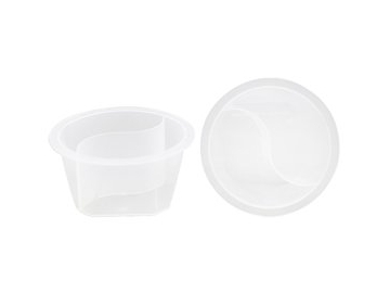 Contenant Bi-compartiment IML 70ml, Deux compartiments, CX075