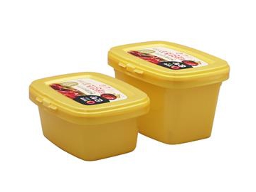 Pot à sauce avec couvercle IML 250ml, Boîte à sauce avec couvercle, CX107B