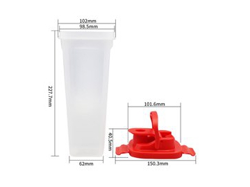 Gobelet à portion IML avec couvercle 1000ml, CX031B