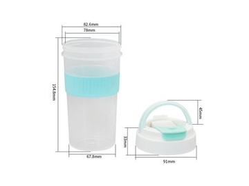 Gobelet à portion IML avec couvercle 500ml, CX109