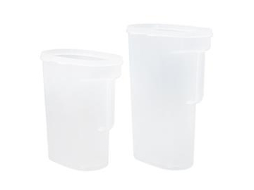 Bouteille en plastique avec tasse IML 2600ml, Bouteille d'eau avec bec verseur, CX108B