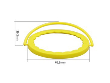 Couvercle de Gobelet Rond IML Ø69.8mm, Avec Poignée, CX022