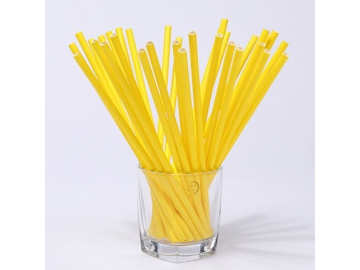 Paille droite en carton