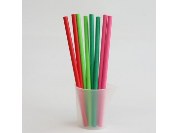 Paille droite en carton