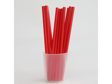 Paille droite en carton