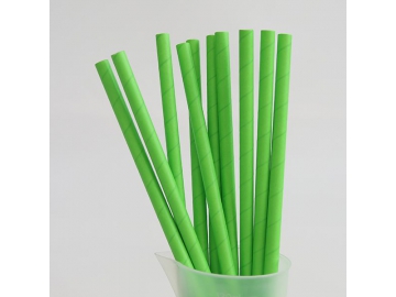Paille droite en carton