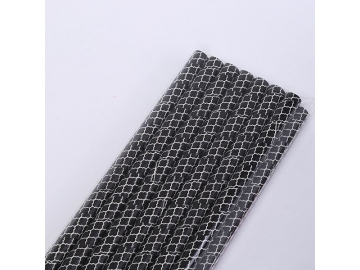 Paille droite en carton