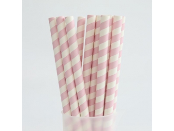 Paille droite en carton