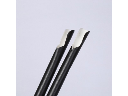 Paille cuillère en carton