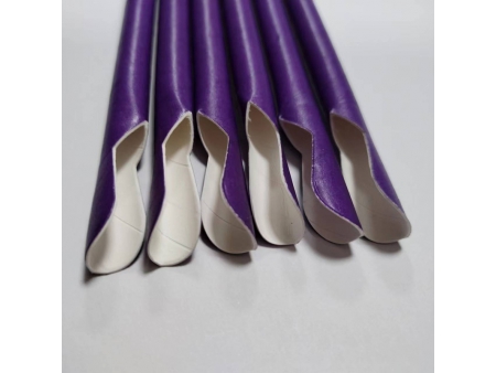 Paille cuillère en carton