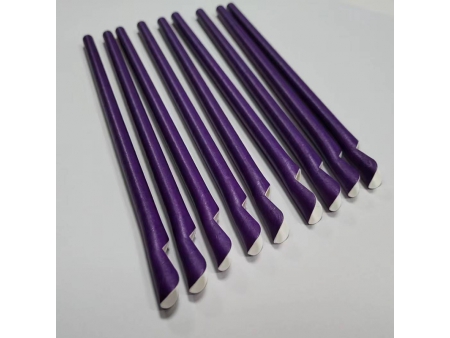 Paille cuillère en carton
