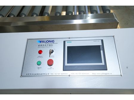 Machine de meulage et lavage du verre / Meuleuse laveuse de verre / Ligne de lavage et meulage du verre