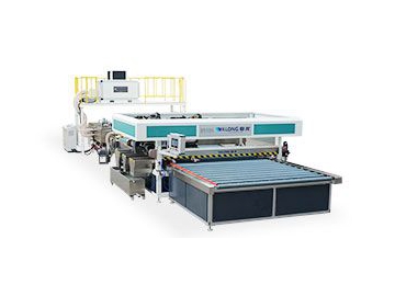 Machine de meulage et lavage du verre / Meuleuse laveuse de verre / Ligne de lavage et meulage du verre