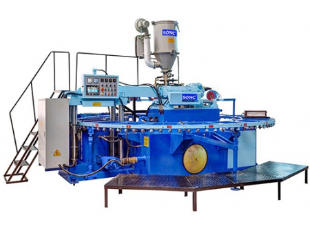 Machine de moulage par injection, pour semelles unicolores LA110U/LA120U