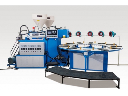 Machine de moulage par injection pour sandales bicolores, EA210QV/EA212QV