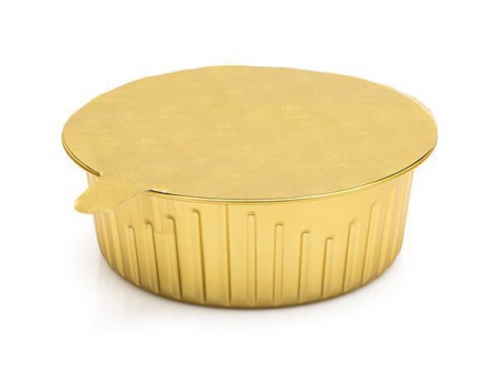 Contenant rond scellable en aluminium