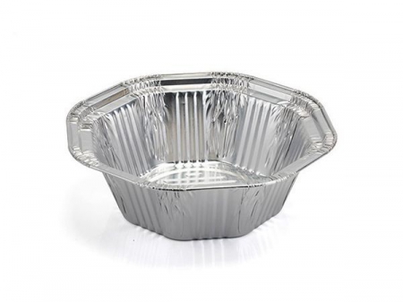Contenant en aluminium à paroi ondulée de forme spéciale