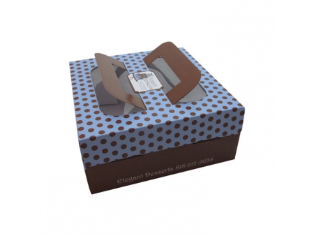 Boîte pâtissière à poignée / Boîte à gâteaux avec poignée, Boîte à pignons