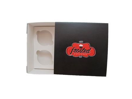 Boîte à cupcakes en carton, Boîte en papier imprimée personnalisée
