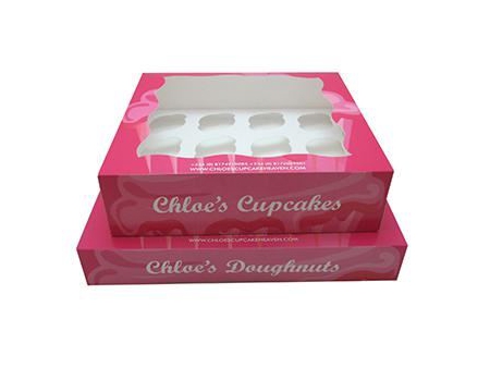 Boîte à cupcakes en carton, Boîte en papier imprimée personnalisée