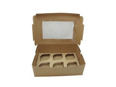 Boîte à cupcakes en carton, Boîte en papier imprimée personnalisée