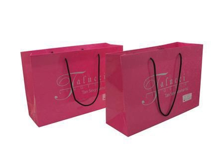Sac à provisions en papier imprimé
