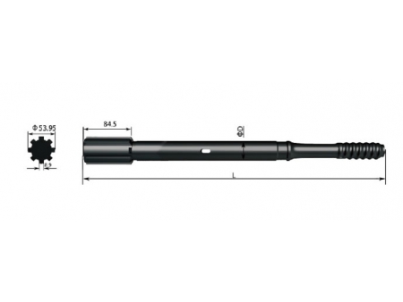 Adaptateurs pour marteau hors trou / Adaptateur de tige de forage / Raccords d'adaptation